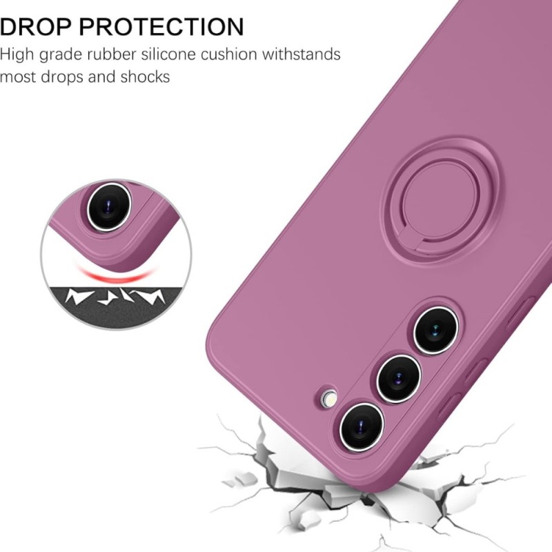 Силиконов кейс bSmart Finger Grip, За Samsung Galaxy A36, Лилав