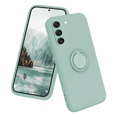 Силиконов кейс bSmart Finger Grip, За Samsung Galaxy A36, Светлозелен