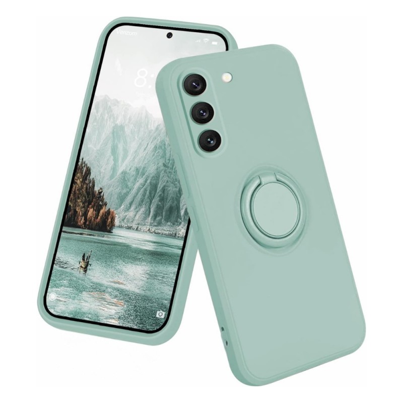 Силиконов кейс bSmart Finger Grip, За Samsung Galaxy A36, Светлозелен