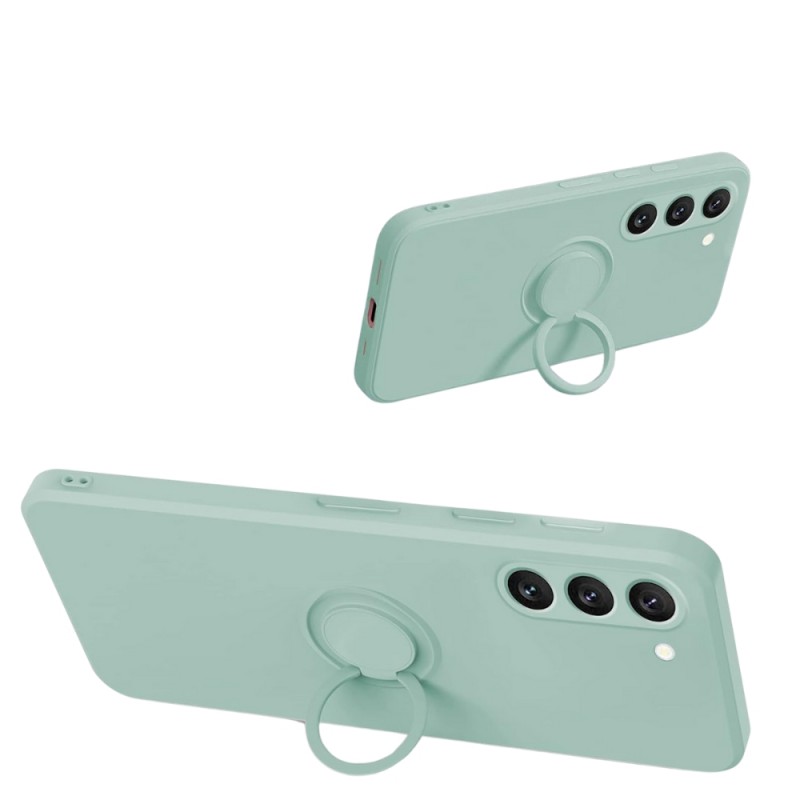 Силиконов кейс bSmart Finger Grip, За Samsung Galaxy A36, Светлозелен