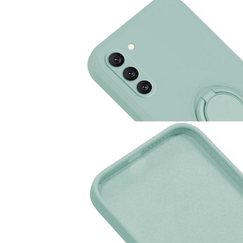 Силиконов кейс bSmart Finger Grip, За Samsung Galaxy A36, Светлозелен