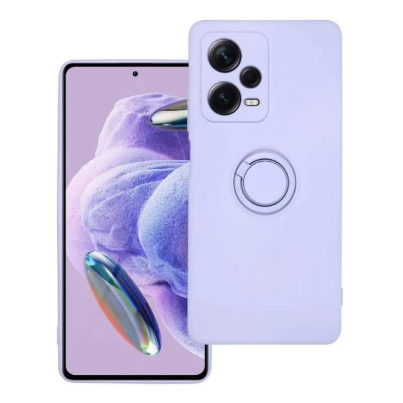 Силиконов кейс bSmart Finger Grip, За Xiaomi Redmi 13C 4G, Пурпурен