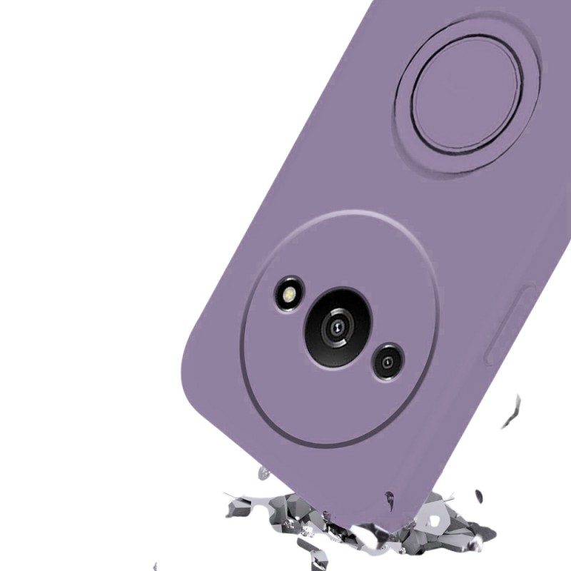 Силиконов кейс bSmart Finger Grip, За Xiaomi Redmi A3, Светлолилав