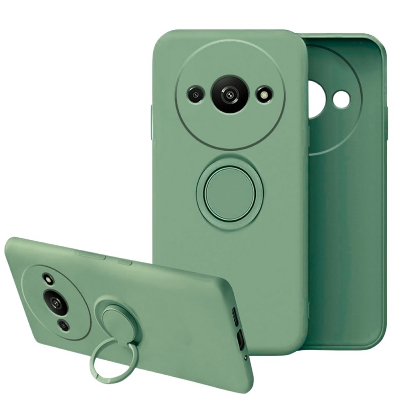 Силиконов кейс bSmart Finger Grip, За Xiaomi Redmi A3, Ментов