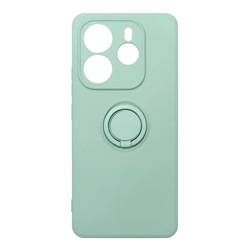 Силиконов кейс bSmart Finger Grip, За Xiaomi Redmi Note 14, Светлозелен