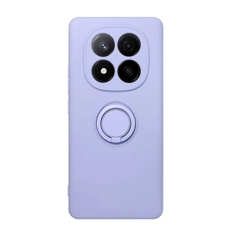 Силиконов кейс bSmart Finger Grip, За Xiaomi Redmi Note 14 Pro+, Светлолилав