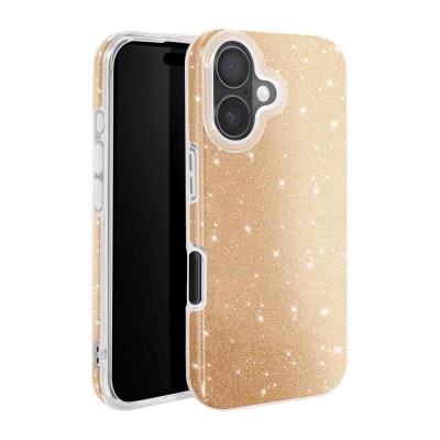 Силиконов кейс bSmart Glitter 3в1 за Samsung Galaxy A37 златист