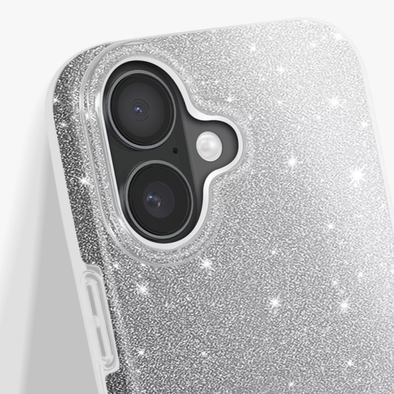 Силиконов кейс bSmart Glitter 3в1 за Samsung Galaxy A57 сребрист