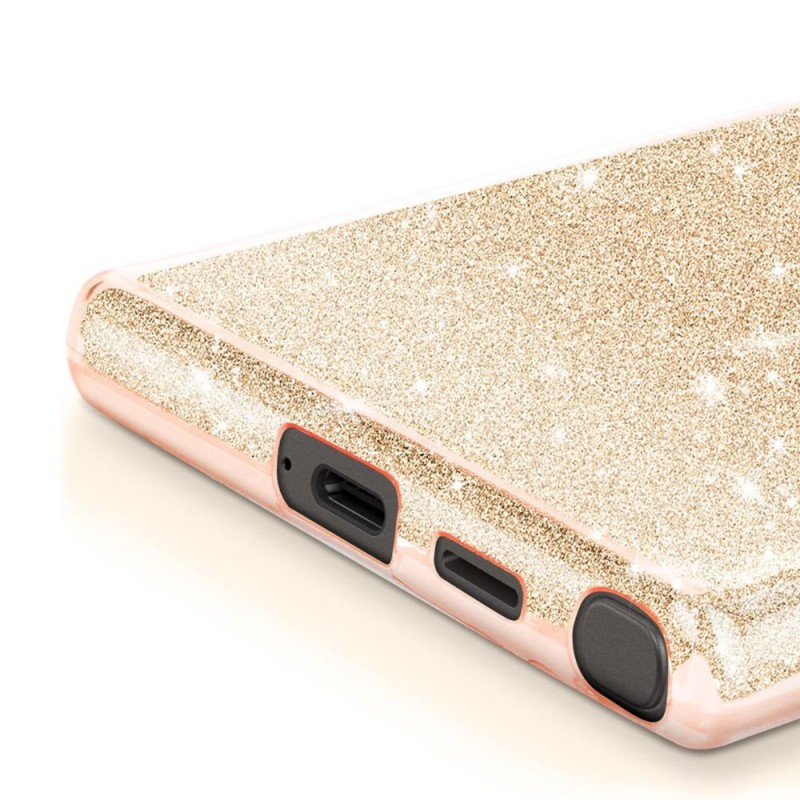 Силиконов кейс bSmart Glitter 3в1 за Samsung Galaxy S26 Ultra златист