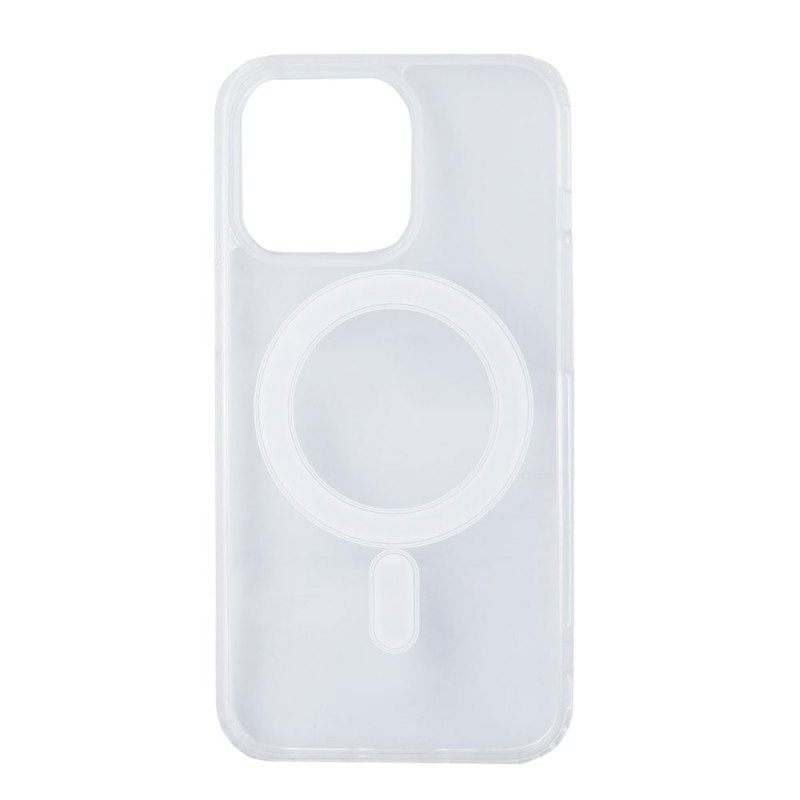 Силиконов кейс bSmart Magsafe 1.5mm, За iPhone 14 Pro (6.1), Прозрачен
