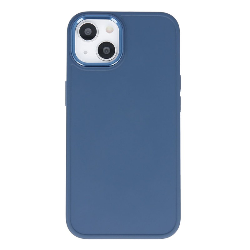 Силиконов кейс bSmart Silicone Satin Case, За iPhone 14 Plus (6.7), Тъмносин