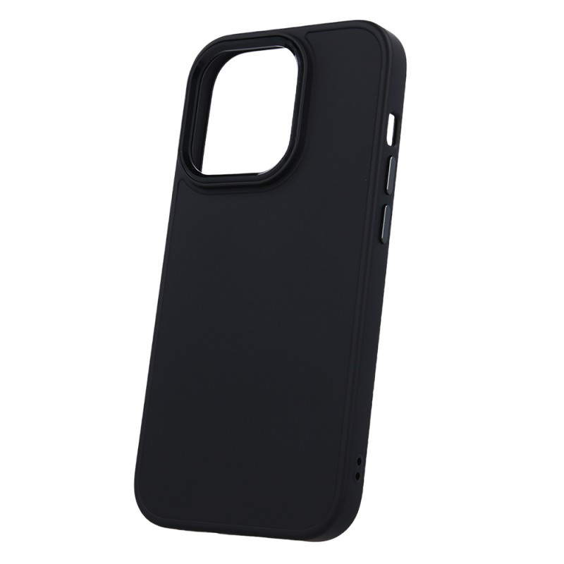 Силиконов кейс bSmart Silicone Satin Case, За iPhone 14 Pro (6.1), Черен