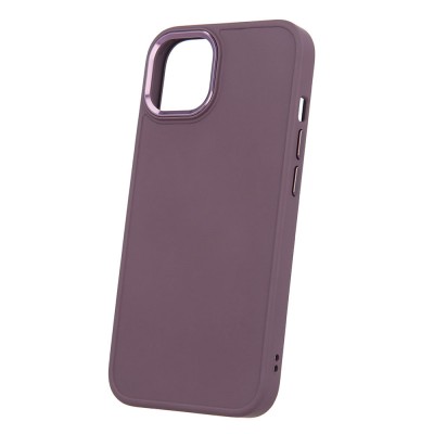 Силиконов кейс bSmart Silicone Satin Case, За iPhone 14 Pro (6.1), Тъмнолилав