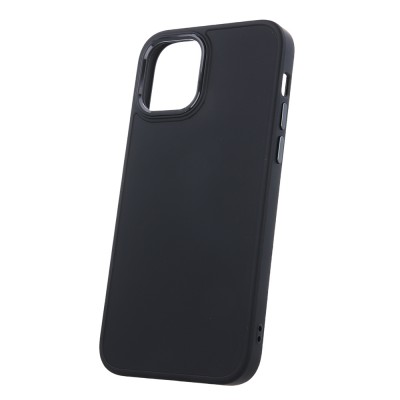 Силиконов кейс bSmart Silicone Satin Case, За iPhone 15 Pro (6.1), Черен