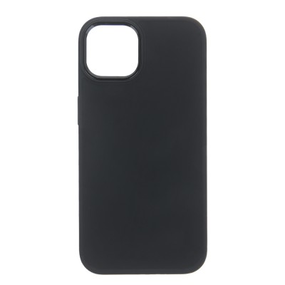 Силиконов кейс bSmart Silicone Satin Case, За iPhone 15 Pro Max (6.7), Черен