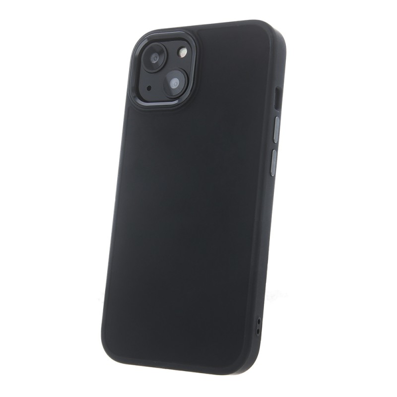 Силиконов кейс bSmart Silicone Satin Case, За iPhone 15 Pro Max (6.7), Черен
