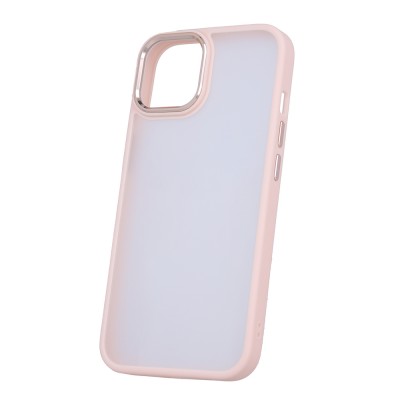 Силиконов кейс bSmart Silicone Satin Matt Case, За iPhone 14 (6.1), Розов