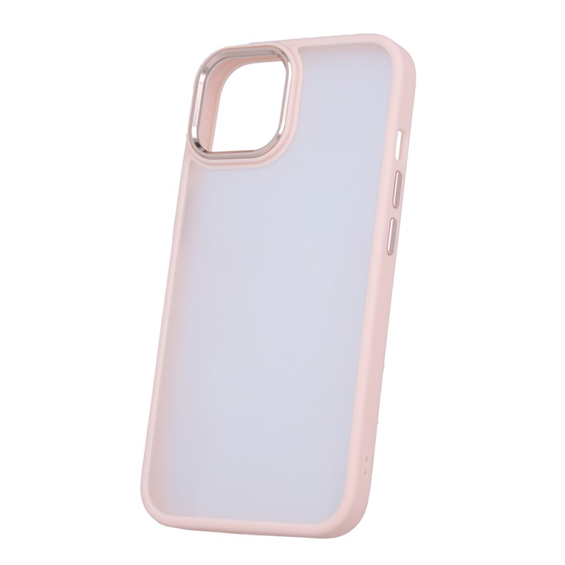 Силиконов кейс bSmart Silicone Satin Matt Case, За iPhone 14 (6.1), Розов