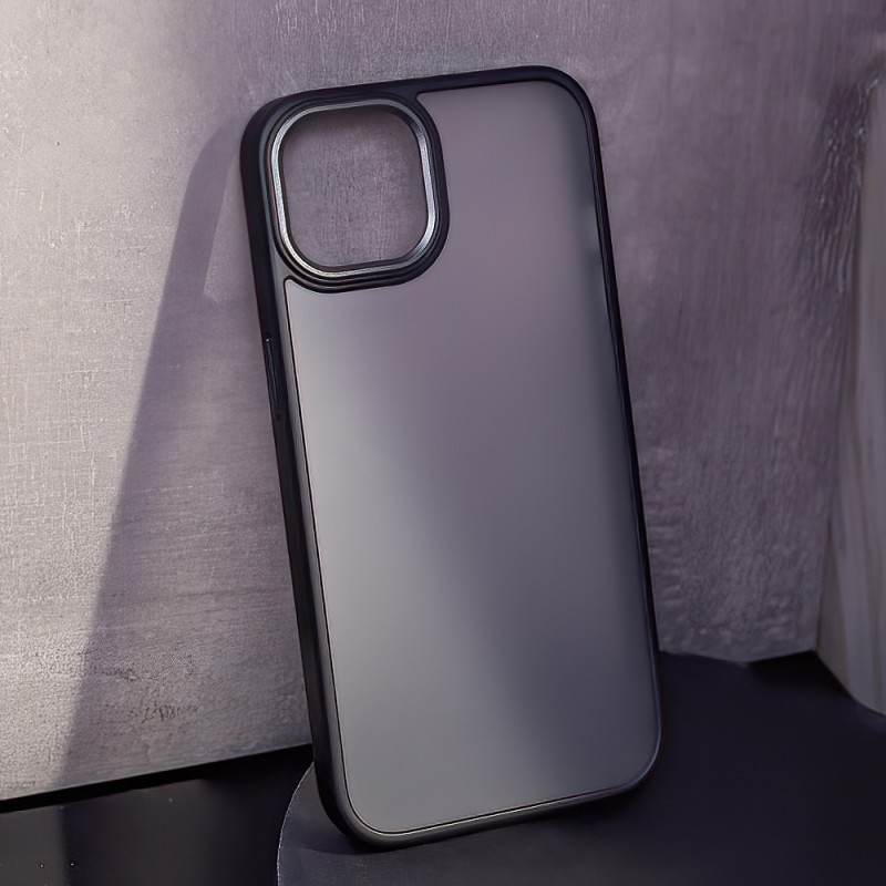 Силиконов кейс bSmart Silicone Satin Matt Case, За iPhone 14 Pro Max (6.7), Черен