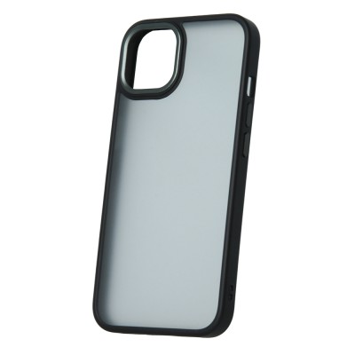 Силиконов кейс bSmart Silicone Satin Matt Case, За iPhone 15 Plus (6.7), Черен