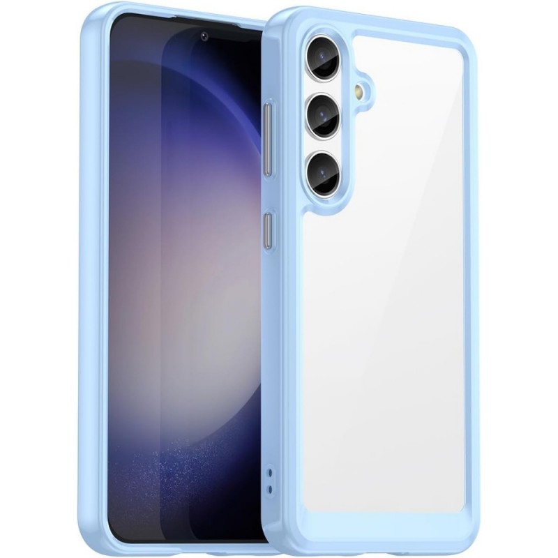Силиконов кейс bSmart Silicone Satin Matt Case, За Samsung Galaxy S24 (S921B), Бледосин