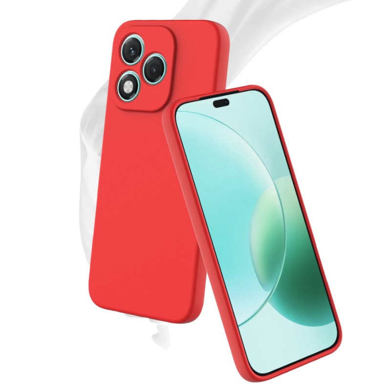 Силиконов кейс bSmart Silicone Soft Cover, За Honor 400 Lite, Червен