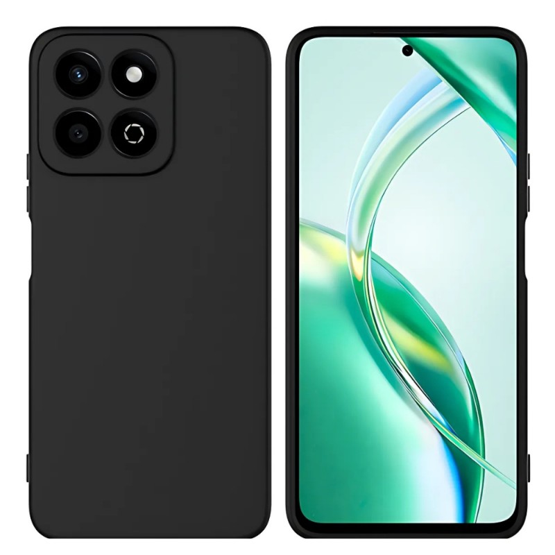 Силиконов кейс bSmart Silicone Soft Cover, За Honor 400 Smart / X7d, Черен