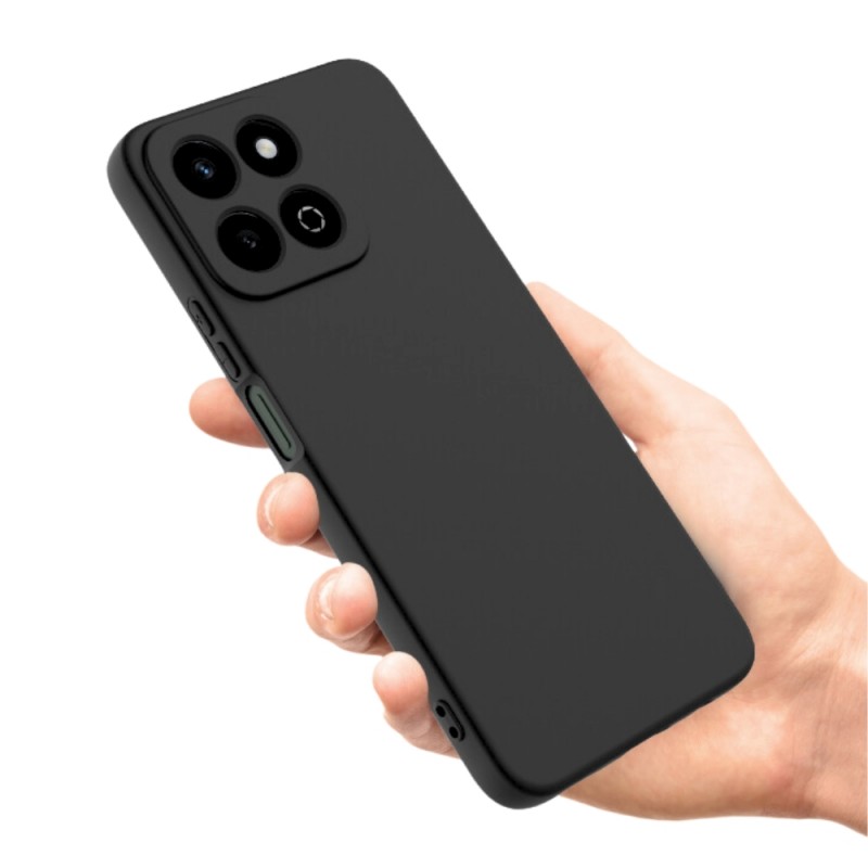Силиконов кейс bSmart Silicone Soft Cover, За Honor 400 Smart / X7d, Черен