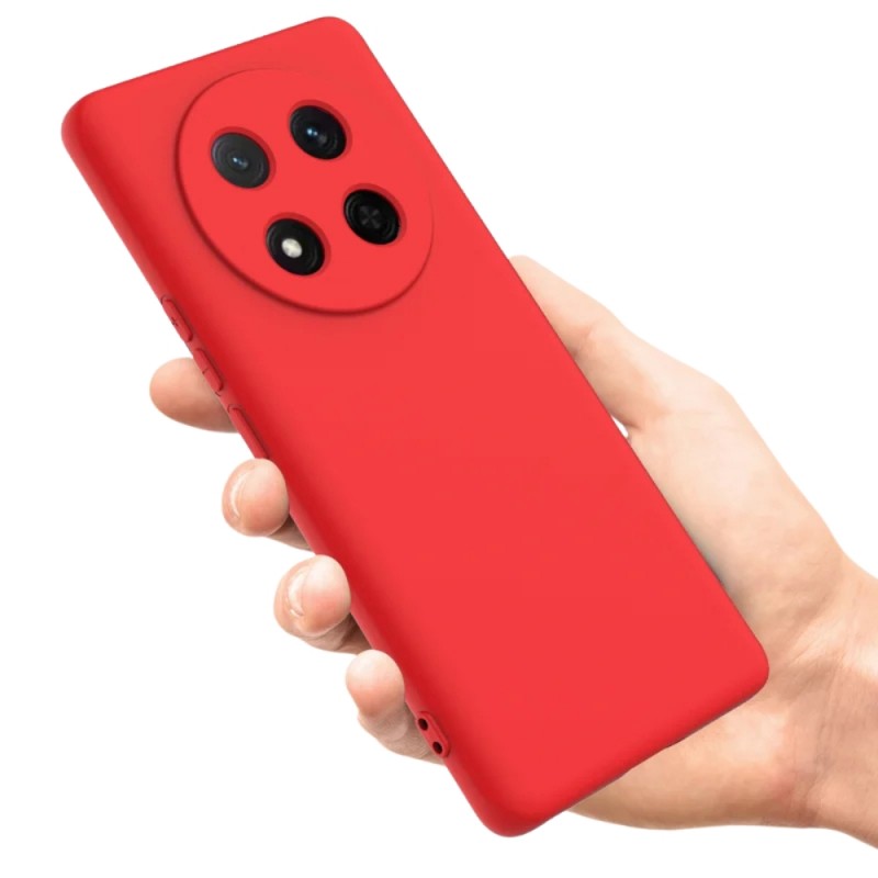 Силиконов кейс bSmart Silicone Soft Cover, За Honor Magic8 Lite, Червен