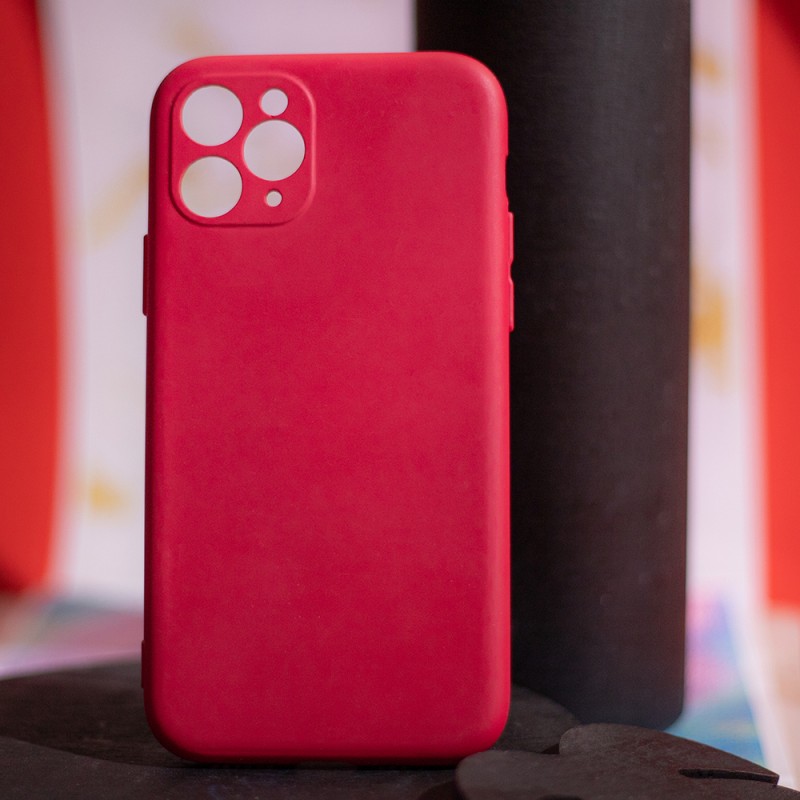 Силиконов кейс bSmart Silicone Soft Cover, За iPhone 11 (6.1), Вива Маджента
