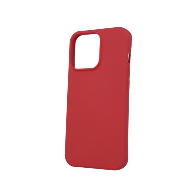 Силиконов кейс bSmart Silicone Soft Cover, За iPhone 13 Pro (6.1), Червен