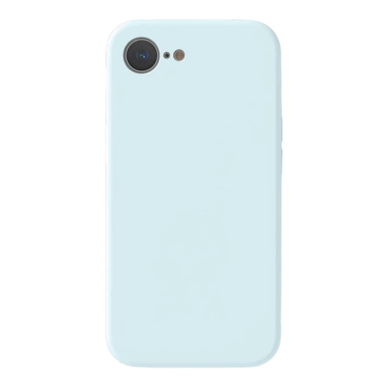 Силиконов кейс bSmart Silicone Soft Cover, За iPhone 16e, Светлосин