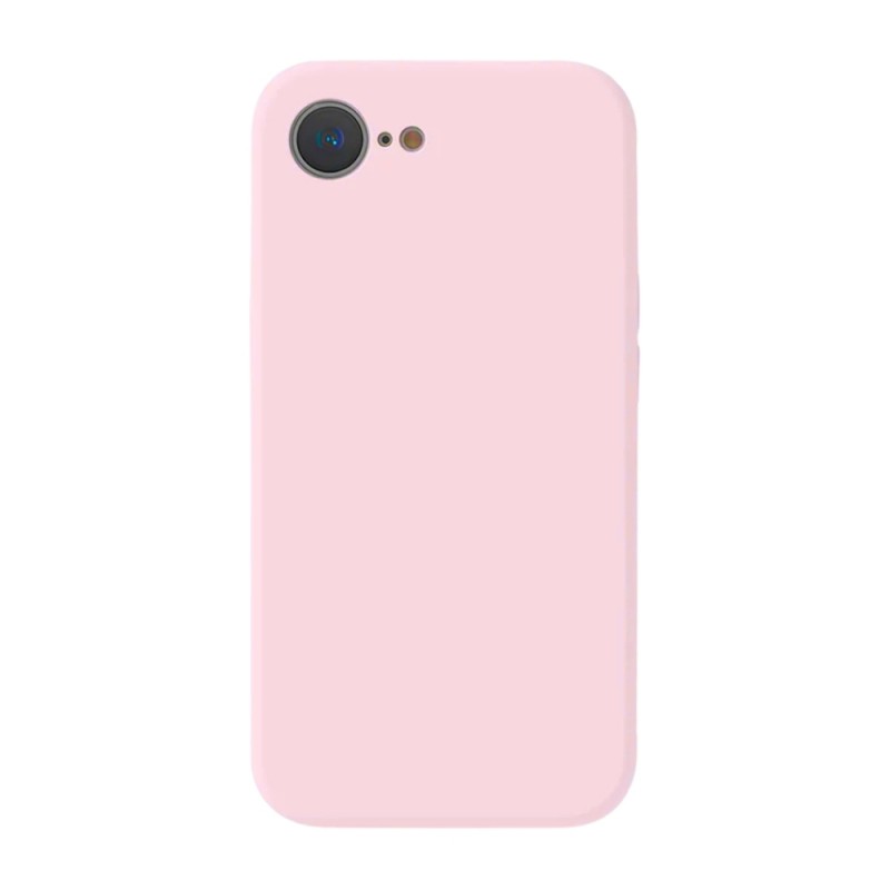Силиконов кейс bSmart Silicone Soft Cover, За iPhone 16e, Розов