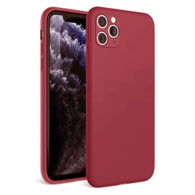 Силиконов кейс bSmart Silicone Soft Cover, За iPhone X/XS, Бордо