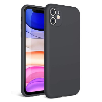 Силиконов кейс bSmart Silicone Soft Cover, За iPhone XR, Черен