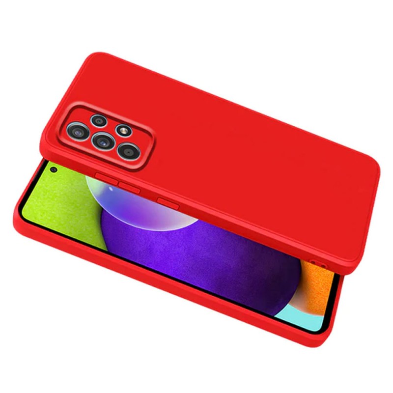 Силиконов кейс bSmart Silicone Soft Cover, За Samsung Galaxy A13 4G (A135F), Червен