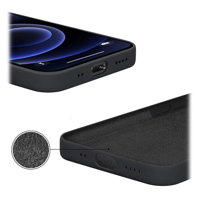 Силиконов кейс bSmart Silicone Soft Cover, За Samsung Galaxy A53 5G (A536B), Черен