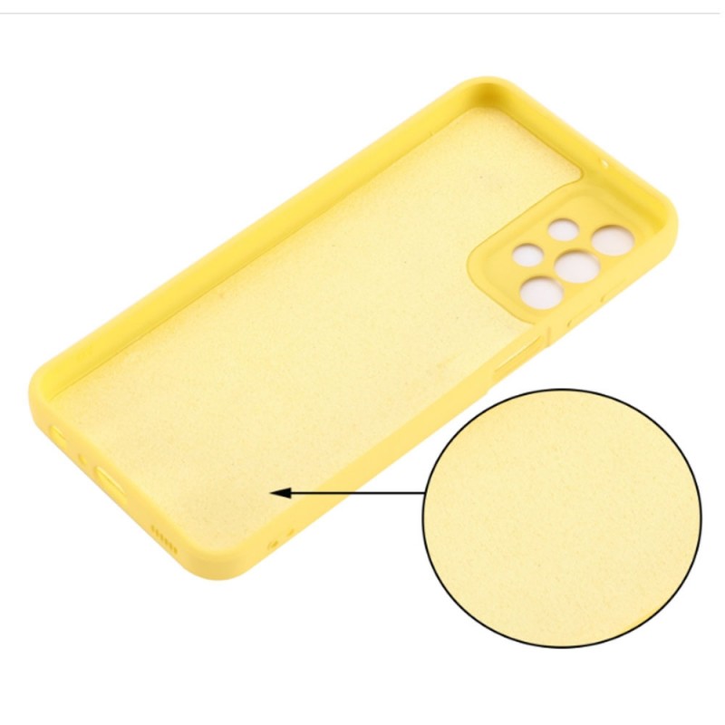 Силиконов кейс bSmart Silicone Soft Cover, За Samsung Galaxy A53 5G (A536B), Жълт