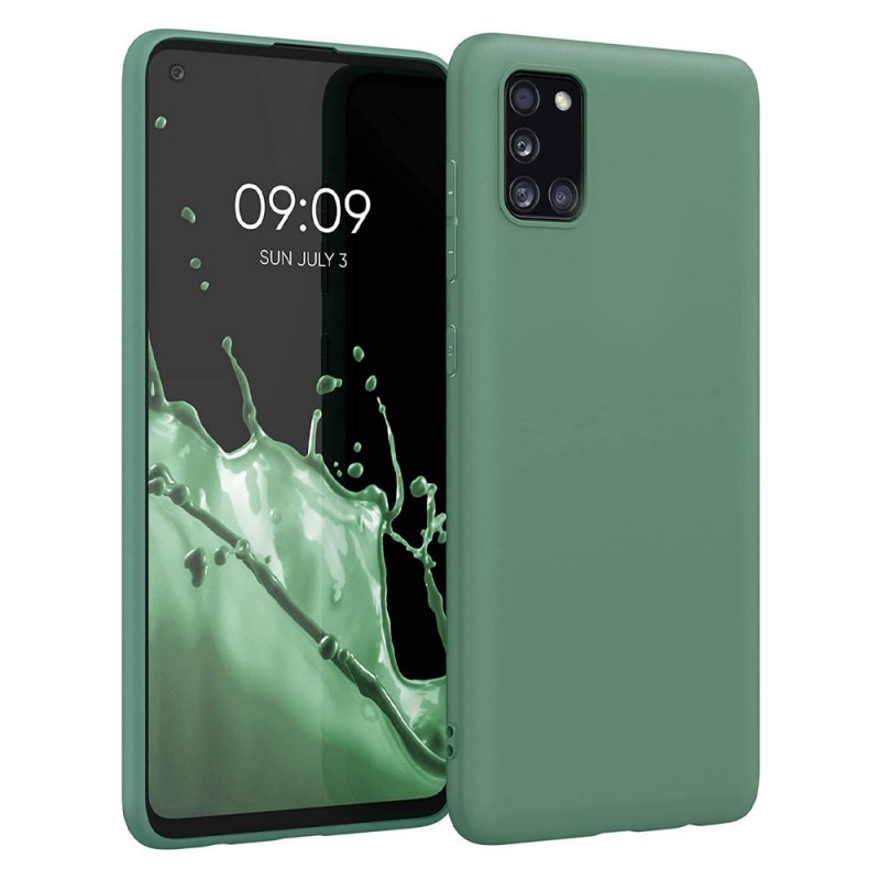 Силиконов кейс bSmart Silicone Soft Cover, За Samsung Galaxy A72 4G/5G (A725F/A726B), Тъмнозелен