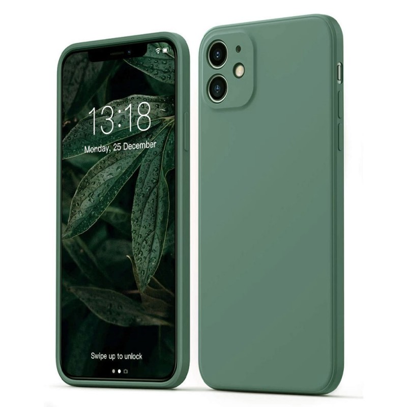 Силиконов кейс bSmart Silicone Soft Cover, За Samsung Galaxy S21 FE 5G (G990B), Тъмнозелен