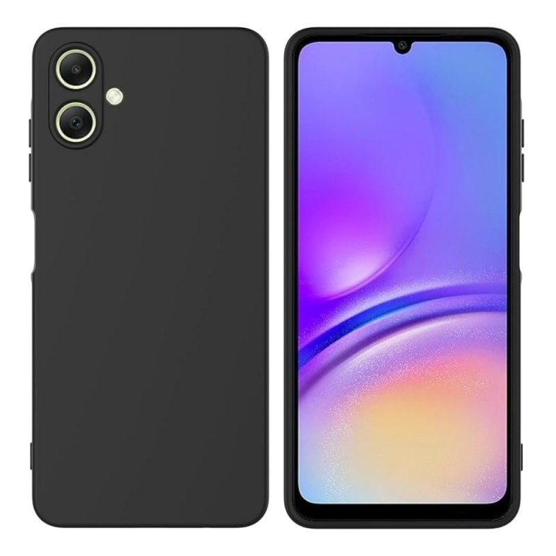 Силиконов кейс bSmart Silicone Soft Cover, За Samsung Galaxy A06, Черен