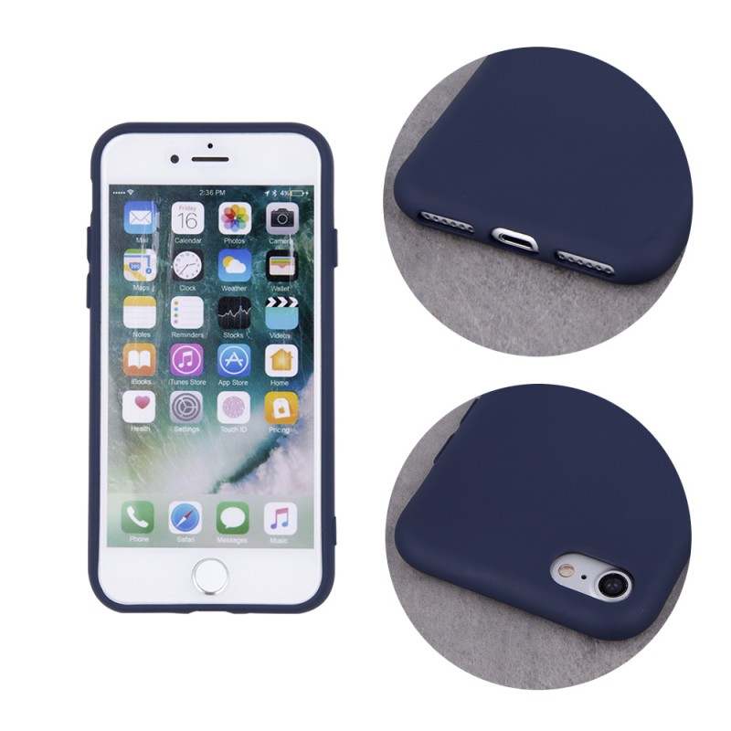 Силиконов кейс bSmart Silicone Soft Cover, За Samsung Galaxy A13 5G/A04s (A136U/A047F), Тъмносин