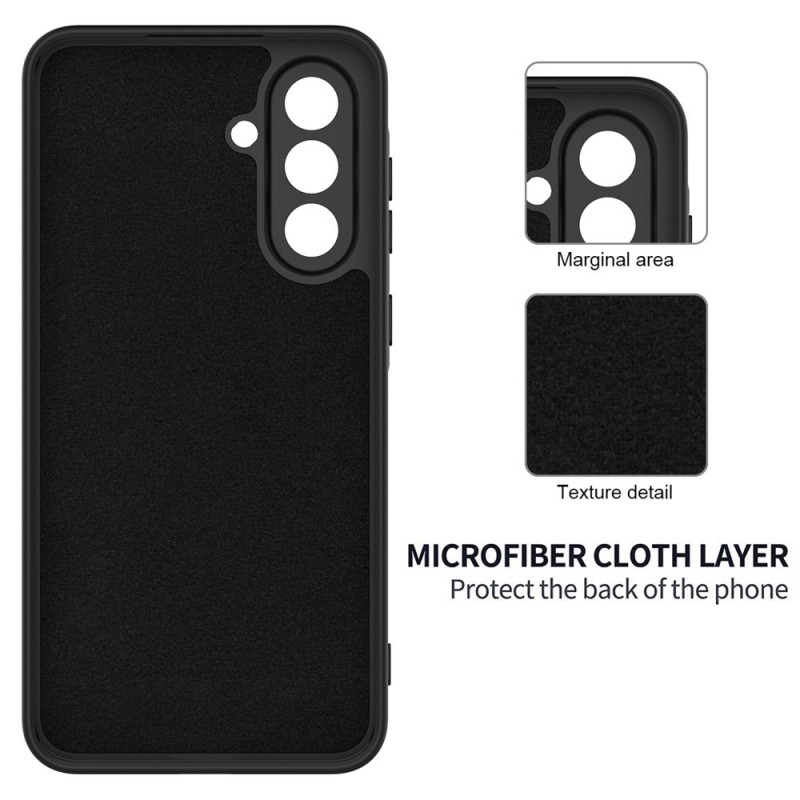 Силиконов кейс bSmart Silicone Soft Cover, За Samsung Galaxy A17, Черен