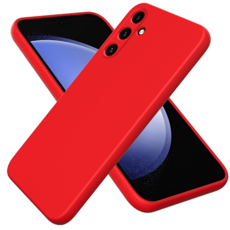 Силиконов кейс bSmart Silicone Soft Cover, За Samsung Galaxy A35, Червен