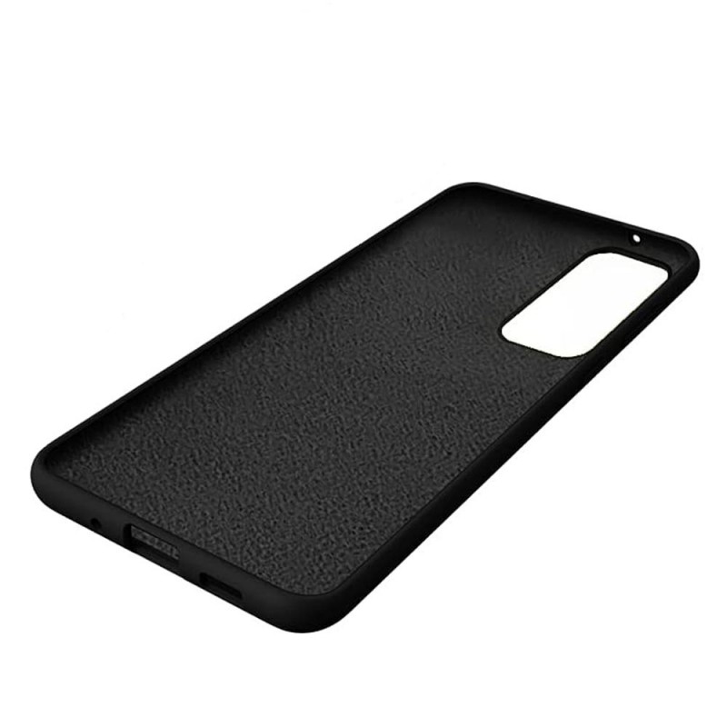 Силиконов кейс bSmart Silicone Soft Cover, За Samsung Galaxy A52 4G/5G/A52s (A525F/A526B/A528B), Черен