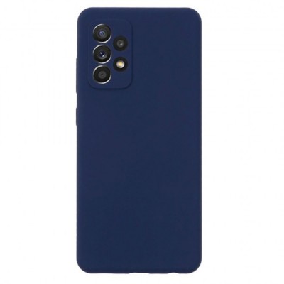 Силиконов кейс bSmart Silicone Soft Cover, За Samsung Galaxy A52 4G/5G/A52s (A525F/A526B/A528B), Тъмносин
