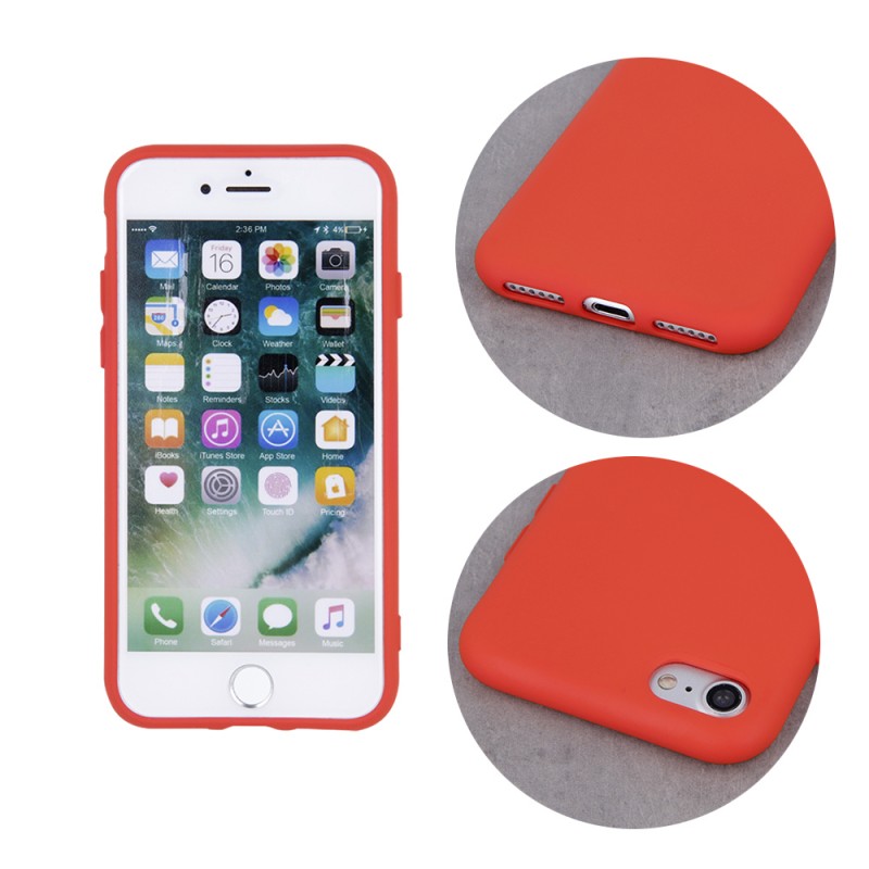 Силиконов кейс bSmart Silicone Soft Cover, За Samsung Galaxy A53 5G (A536B), Червен