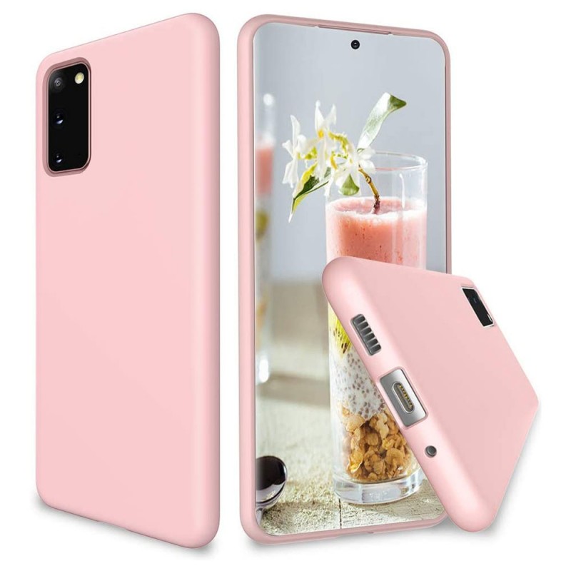 Силиконов кейс bSmart Silicone Soft Cover, За Samsung Galaxy A72 4G/5G (A725F/A726B), Розов
