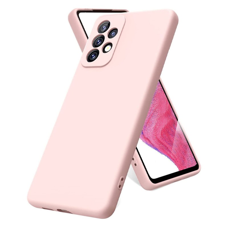 Силиконов кейс bSmart Silicone Soft Cover, За Samsung Galaxy A73 5G (A736B),Розов