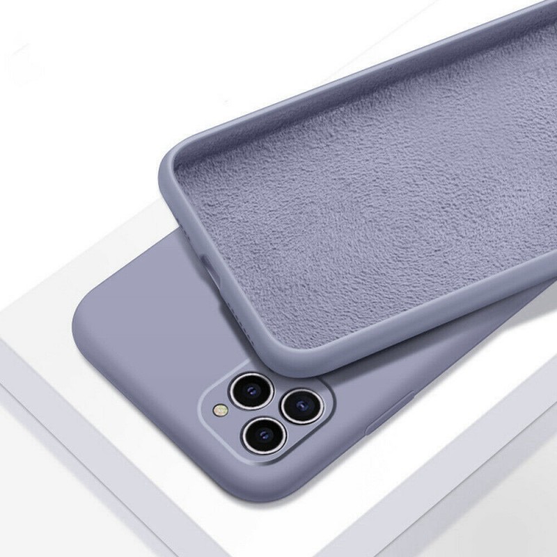 Силиконов кейс bSmart Silicone Soft Cover, За Samsung Galaxy S21 FE 5G (G990B), Сивосин